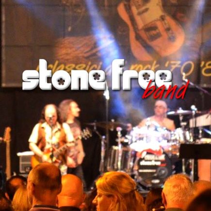 L'immagine ritrae il gruppo musicale Stone Free Band