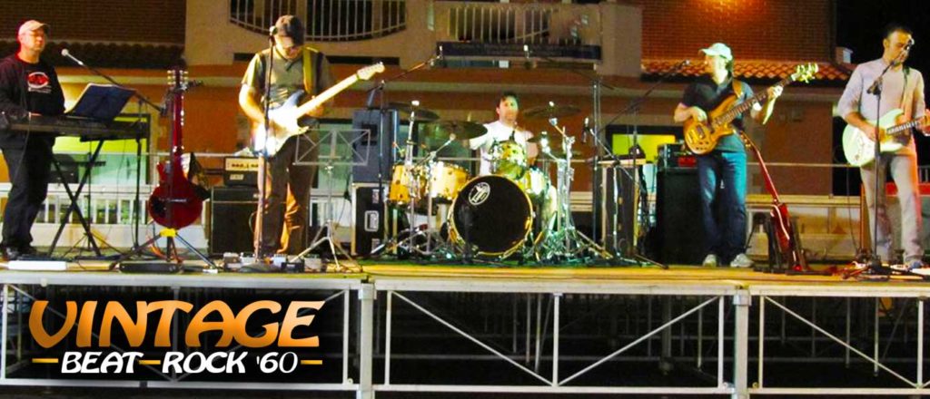 L'immagine ritrae il gruppo musicale Vintage Beat Rock 60